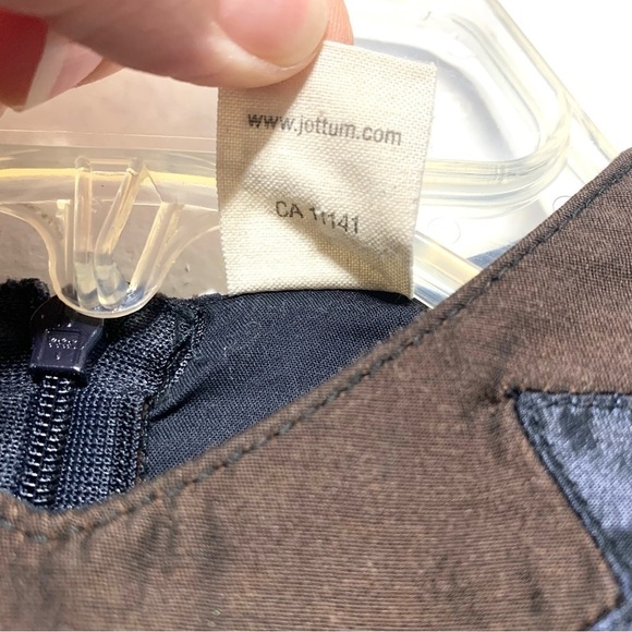 Jottum Dutch Brown & Black Tank Top Dress Girls size 18 Months Fit & Flare - Picture 3 of 8